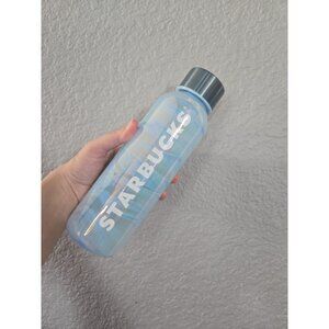Starbucks Aqua Blend Green‎ Luster iridescent water bottle tumbler 20oz